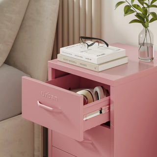 The Richmond - Industrial Style Metal Drawers In Flamingo - Urban Lockers