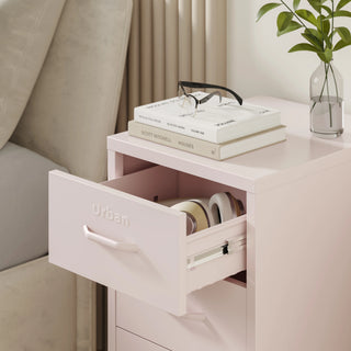 The Richmond - Industrial Style Metal Drawers In Light Pink - Urban Lockers
