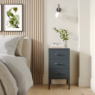 The Richmond - Industrial Style Metal Drawers In Slate Grey - Urban Lockers