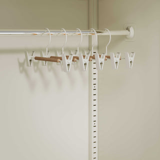 Multi Clip Hanger 5 Pack | Kids Vanilla
