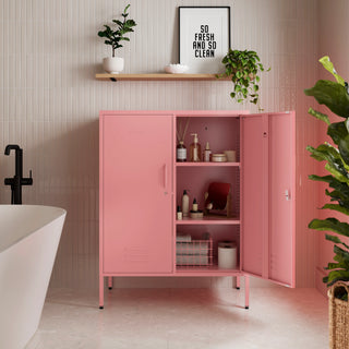 The Fulham - Home Style Storage Locker In Flamingo - Urban Lockers