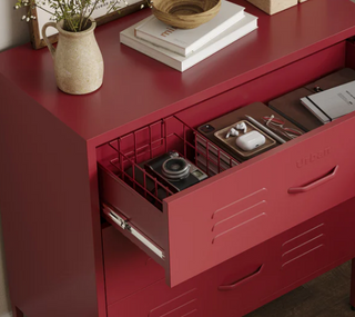 Basket Set in Red - Set of 3