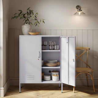 The Fulham - Home Style Storage Locker In Lilac - Urban Lockers