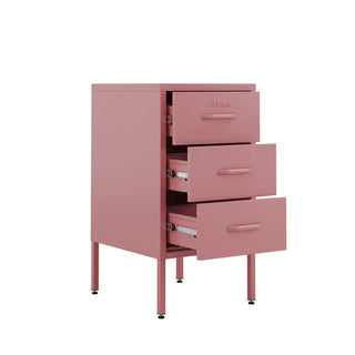 The Richmond - Industrial Style Metal Drawers In Flamingo - Urban Lockers