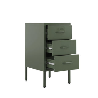 The Richmond - Industrial Style Metal Drawers In Forest - Urban Lockers