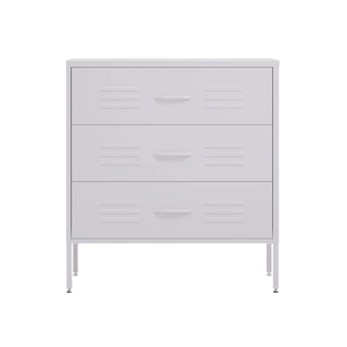 The Lambeth - Industrial Style Metal Drawers In Lilac - Urban Lockers