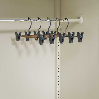Multi Clip Hanger 5 Pack | Kids Slate Grey - Urban Lockers